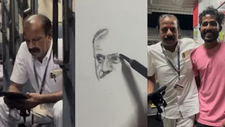 TTE’s Wholesome Reaction To His Sketch Drawn By Artist Melts Hearts On Social Media | WATCH Viral Video
